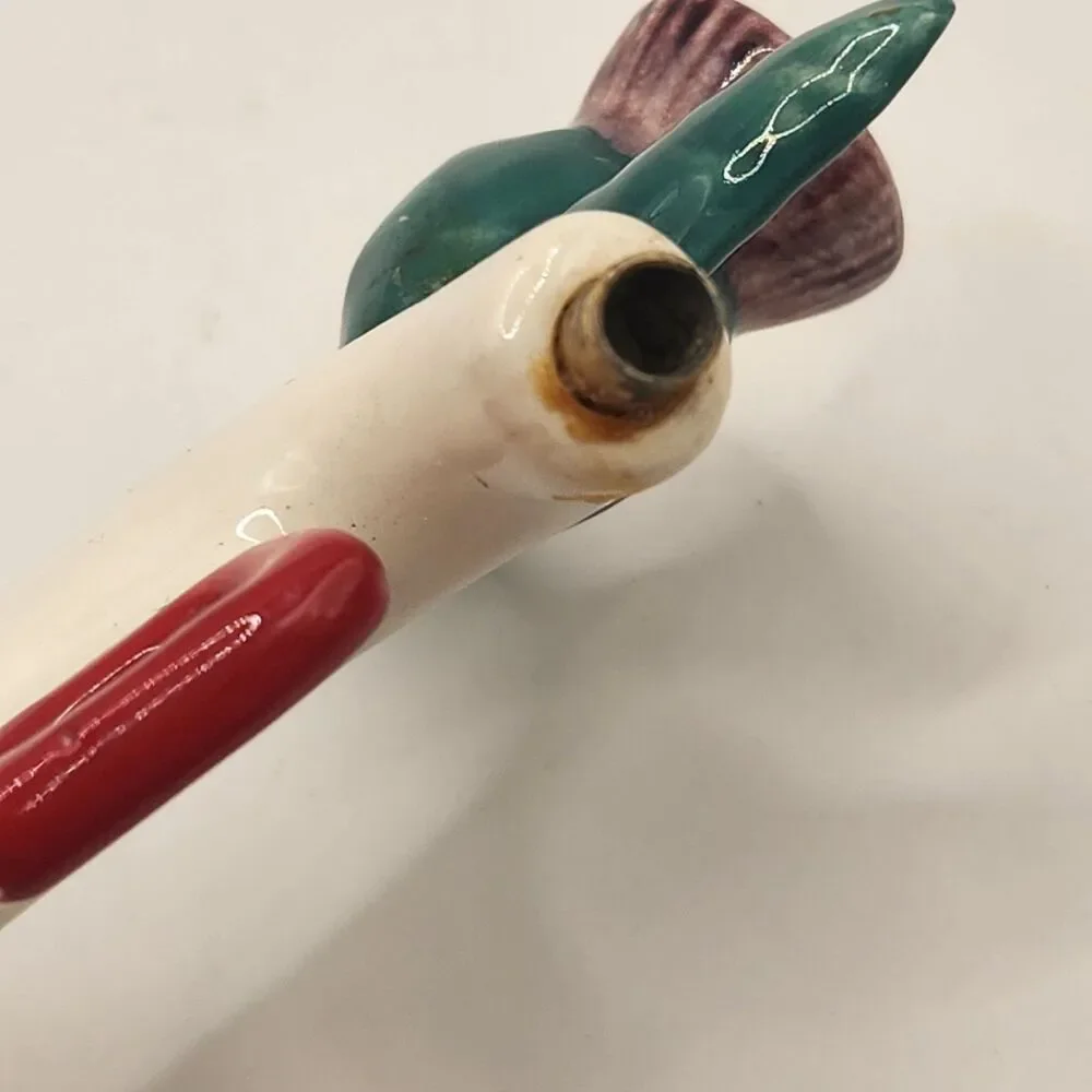 Vintage Ceramic Olive Oil or Wine Bottle Stopper Cork with Pourer